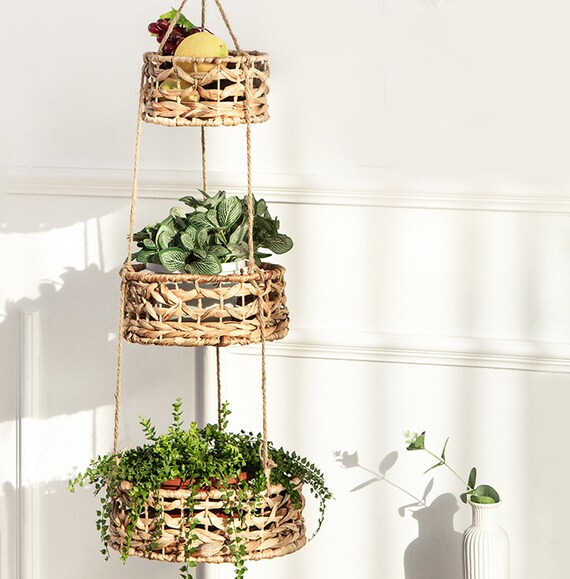 kitchen fruit hanging basket