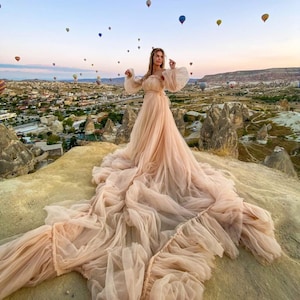 flowy dress for photoshoot