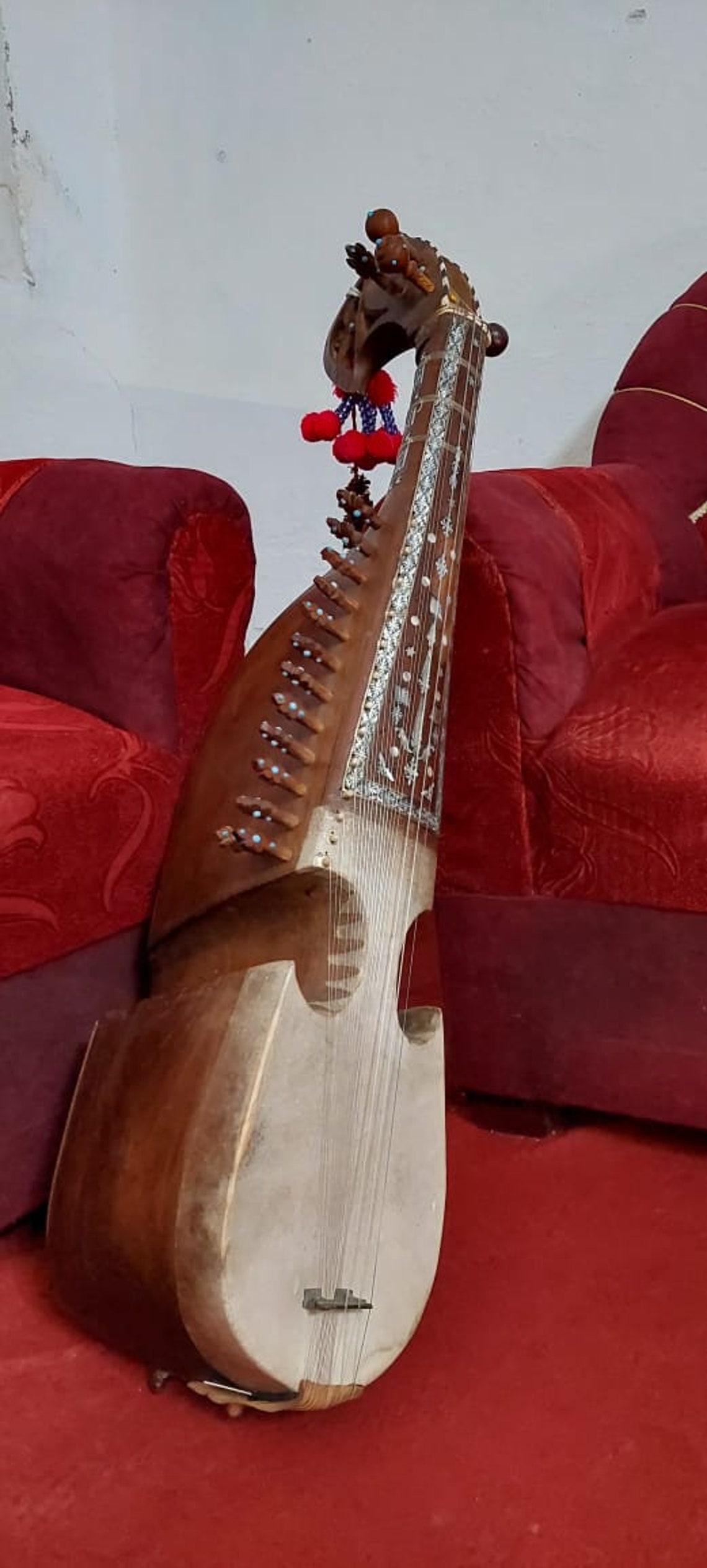 Aghani rabab Handmade Traditional 13 String rabab instrument Etsy