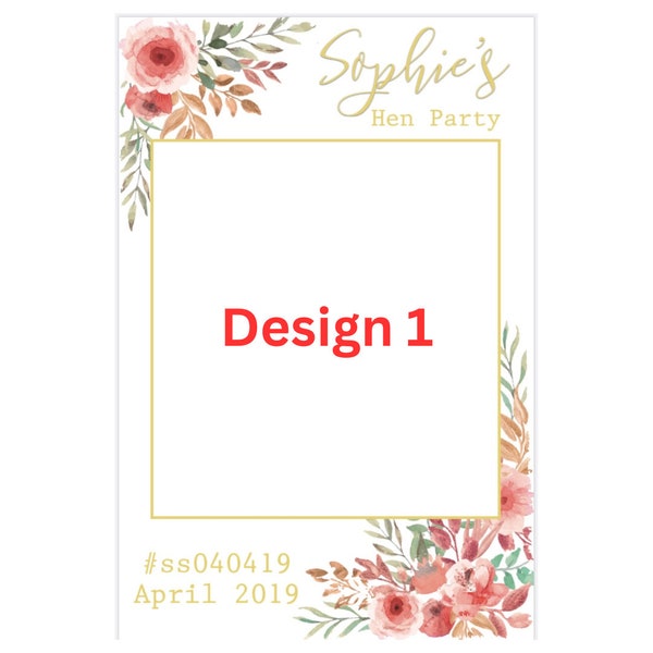 Digital Download* Hen Party Selfie Frame, Hens Party Selfie, Hen Party Decoration, Hen Instagram Frame Hens Party Frame, Photo Prop Frame.