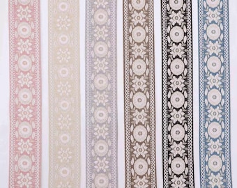 Vintage Floral Trim Tape: DIY Sewing Ribbon Accents