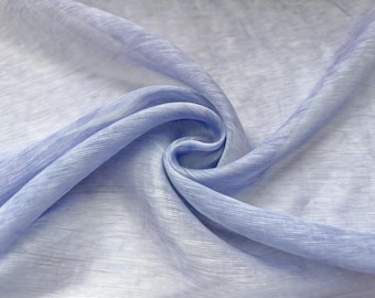 Tejido de mezcla de ramio y tencel: transpirable, transparente y ligero para vestidos de verano.
