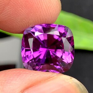 Fancy Cushion Cut Amethyst Gemstone , 7.70 CTS Necklace Size Amethyst Gemstone For Jewelry from Africa