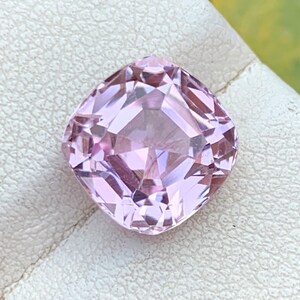 Natural Lavender Pink Kunzite Gemstone - Cushion Shape Kunzite Gemstone , October Birthstone , 5.95 CT