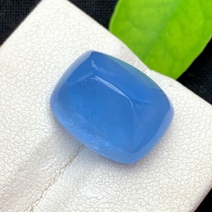 Wunderschöne Santa Maria Farbe Aquamarin Zuckerhut Cabochon für Halskette, Top Qualität feiner Aquamarin Edelstein für Schmuck, 10.90 CT