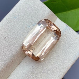 Emerald Cut Natural Golden Topaz Gemstone For Sale , November Birthstone , 16*11*7.3 MM