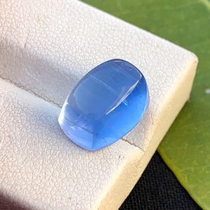 Wunderschöne Santa Maria Farbe Aquamarin Zuckerhut Cabochon für Halskette, Top Qualität feiner Aquamarin Edelstein für Schmuck, 6.40 CT