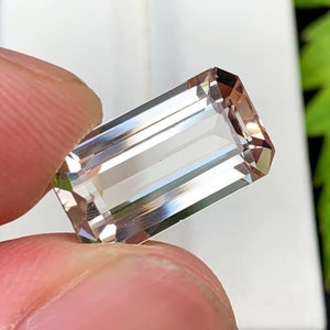 Emerald Cut Natural Golden Topaz Gemstone For Sale , November Birthstone , 15.5*9*6 MM