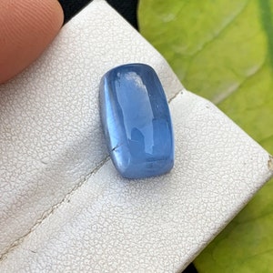 Wunderschöne Santa Maria Farbe Aquamarin Zuckerhut Cabochon für Halskette, Top Qualität feiner Aquamarin Edelstein für Schmuck, 6.80 CT