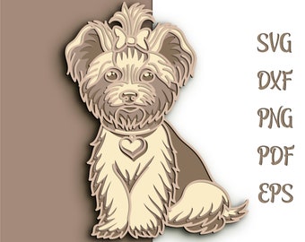Download Mandala Yorkie Svg Etsy