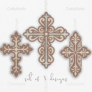 3D Kreuz svg. Digitale SVG-PNG-Dateien für Papier, Sperrholz, Laser, Cricut/Silhouette/Glowforge Papierschnitt Lasercut. Glaube / Christ / Ostern