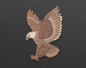 Eagle laser Svg. 3d multilayer laser cut. Layer SVG PNG DXF files for Laser cutting, Plywood cutting, Paper cutting. Mandala animal design.