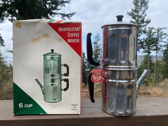 Cafetera napolitana vintage | Etsy México
