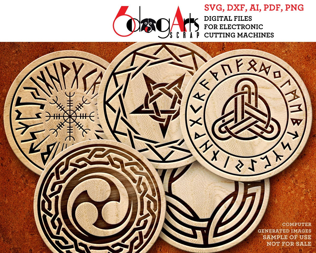 24 Vegvisir Viking Compass Runic Design, Nordic Compass, Protection ...