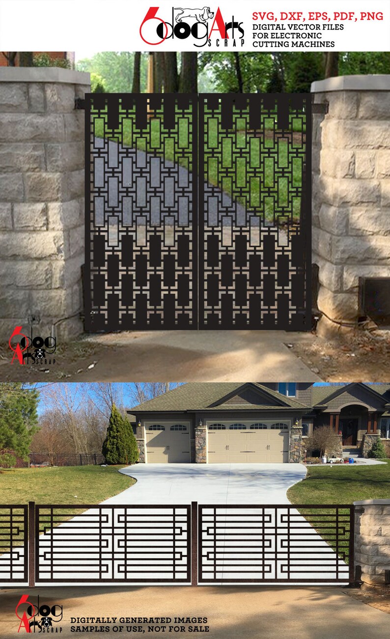 10 Grill Gate Room Screen Divider Partition Templates Digital Etsy