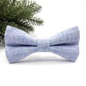 Dusty Blue Bow Tie: Wedding, Groom, Ring Bearer
