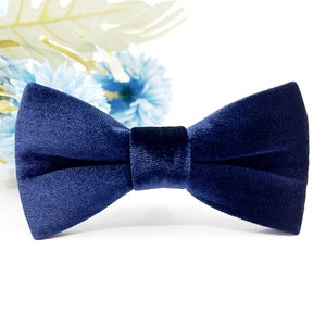 Nœud papillon en velours bleu marine, Nœud papillon en velours, Nœud papillon de mariage, Nœud papillon du marié, Porte-alliances, Nœud papillon pour homme, bébé, garçon, enfants