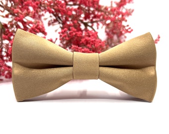 Pale Brown Bow tie, Silk Bow Tie, Wedding bow tie, Groom bow tie, Ring bearer, Bow Tie for men, baby, boy, kids