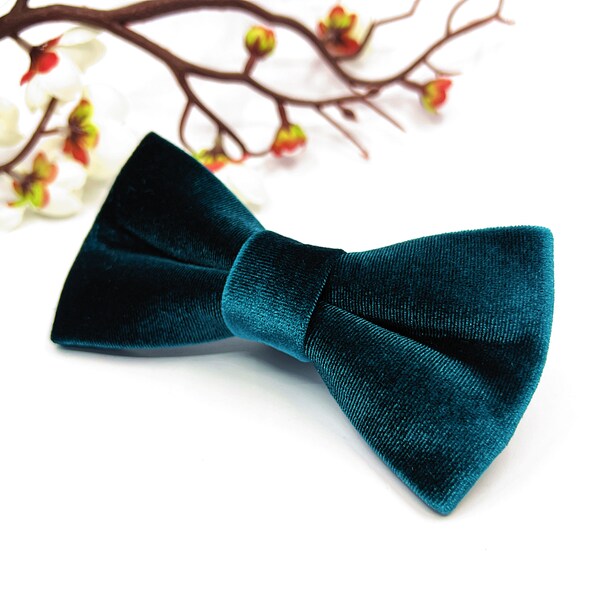 Teal Bow Tie Etsy