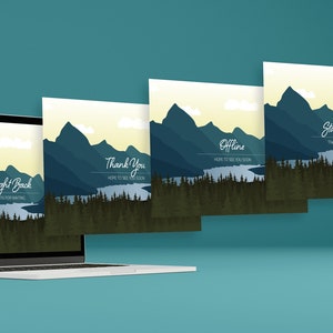 Abstract Mountain Screens (Twitch / Youtube / Facebook)