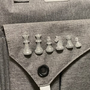 Silber Anstecknadeln | Schach Pins | Handgemacht von Meister Liza | Perfekt auch als Geschenk! | Kostenlose Lieferung