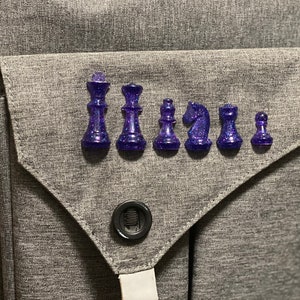 Lila Pins | Blau Pins | Galaxie Pins | Handgemacht von Meister Liza | Perfekt auch als Geschenk!