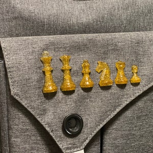Silber Anstecknadeln | Schach Pins | Handgemacht von Meister Liza | Perfekt auch als Geschenk!