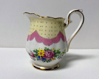 Royal Albert  "Prudence Pink" Pattern Mini Creamer 3 1/8"
