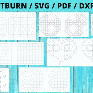 Puzzle Laser Cut Vorlagen, Puzzle