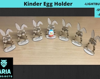 Kinder Egg Holder Easter SVG file