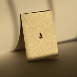 Klappkarte Weihnachten mit Cut-out und Umschlag A6
