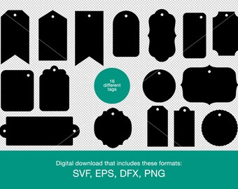 Gift tags svg - tags bundle svg - printable gift tags