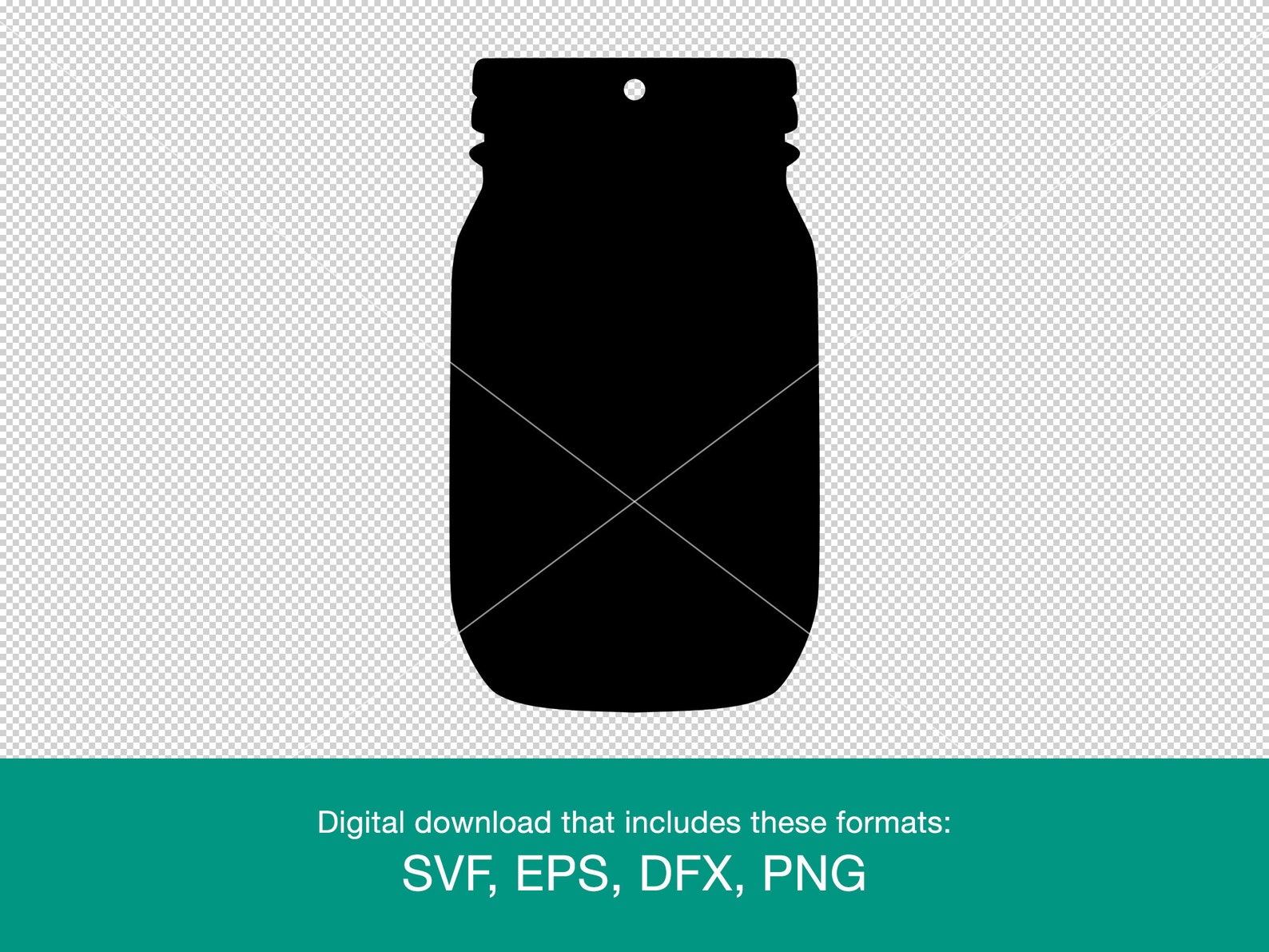 Mason Jar Gift Tags Svg Etsy