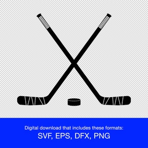 Hockey stick svg Hockey puck svg