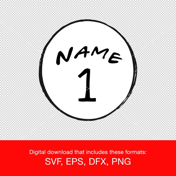 Custom Thing 1 svg png eps dxf