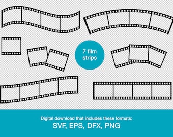 Film Strip svg - Film negative svg png eps