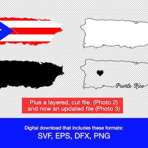 Puerto Rico bundle svg png eps dxf - PR svg