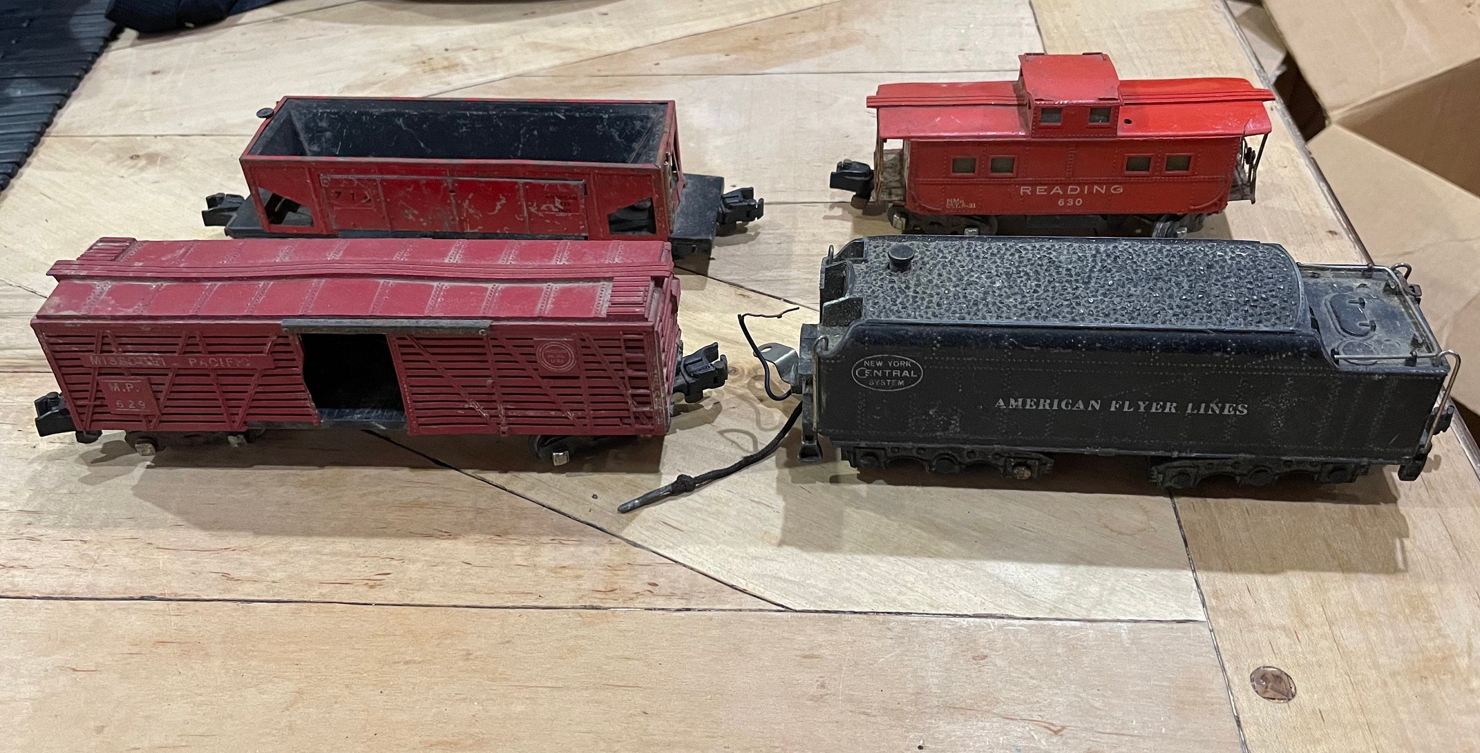 American flyer o hotsell gauge train parts