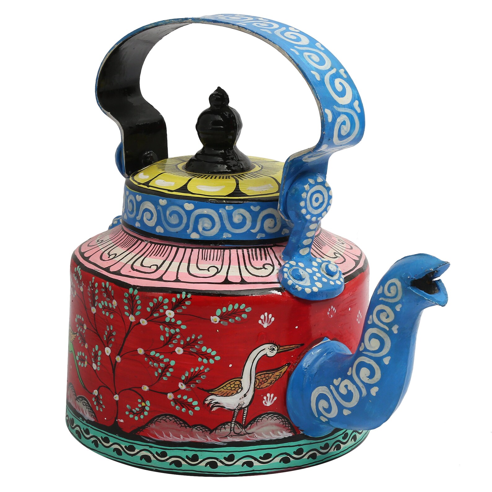 INDIAN TEA KETTLE Handpainted Tea Kettle Pattachitra Tea Etsy