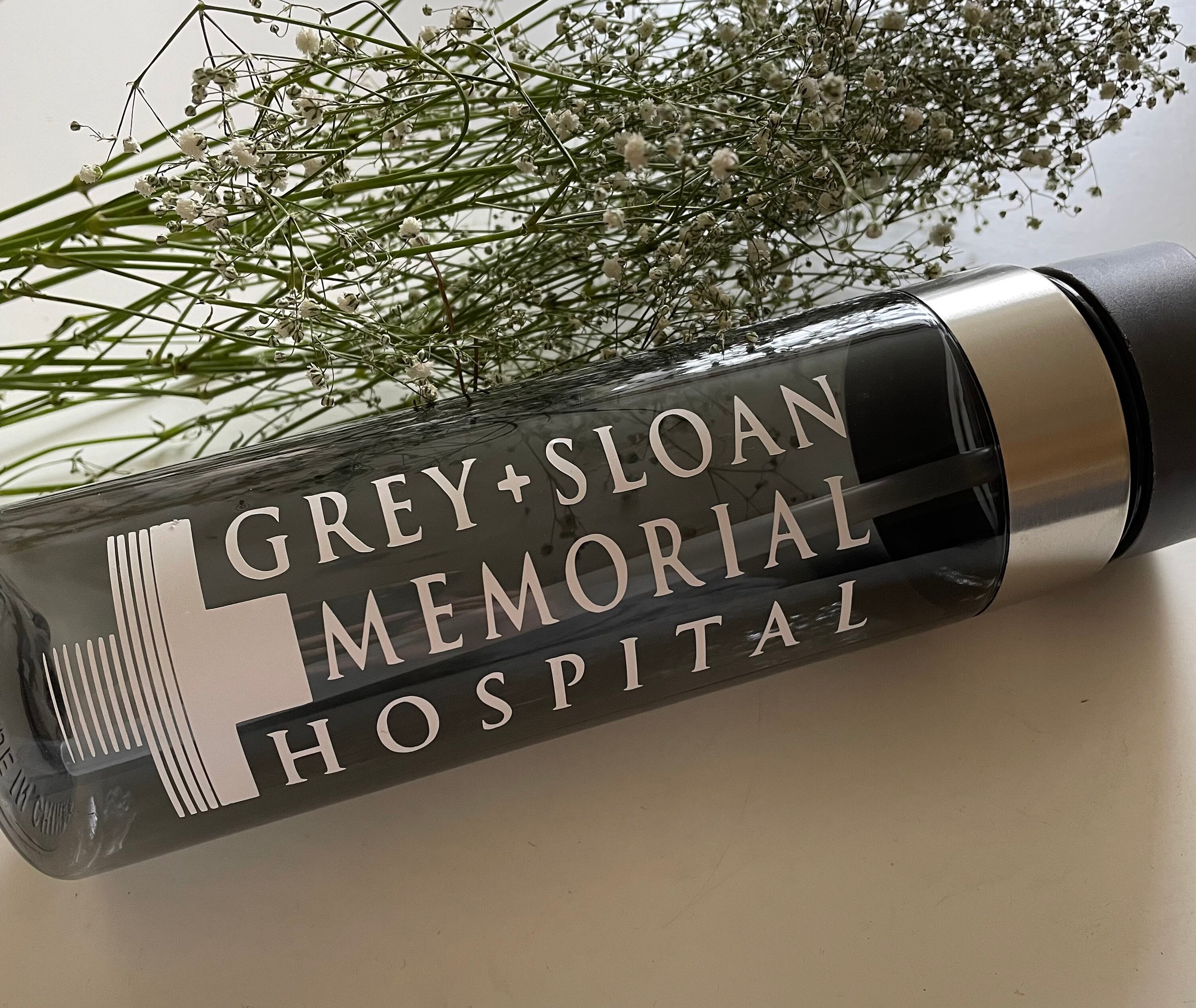 Grey Sloan Memorial Hospital Water Bottle. Greys Anatomy Etsy