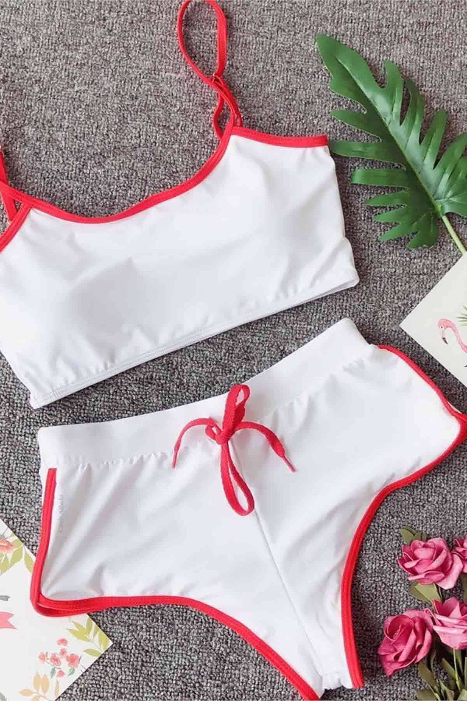 White Booty Shorts Bustier Pajamas Lingerie Sleepwear Set Etsy