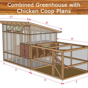 DIY Greenhouse Chicken Coop Plans: Backyard Garden & Egg Source (PDF ...