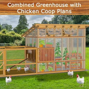 DIY Greenhouse Chicken Coop Plans: Backyard Garden & Egg Source (PDF)