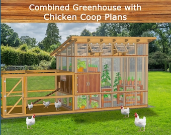 DIY Greenhouse Chicken Coop Plans: Backyard Garden & Egg Source (PDF)
