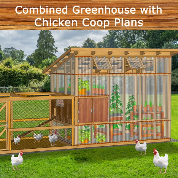 Diy Greenhouse Plans Combo Chicken Coop Plans