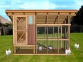 Rainproof Chicken Coop With Run Plans, Diy Build Guide, Step by Step Instructions, Simple Chicken Coop Constructions, PDF Instant Download