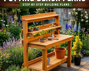 DIY-Blumenerde-Pläne: Gartentisch (PDF-Download)