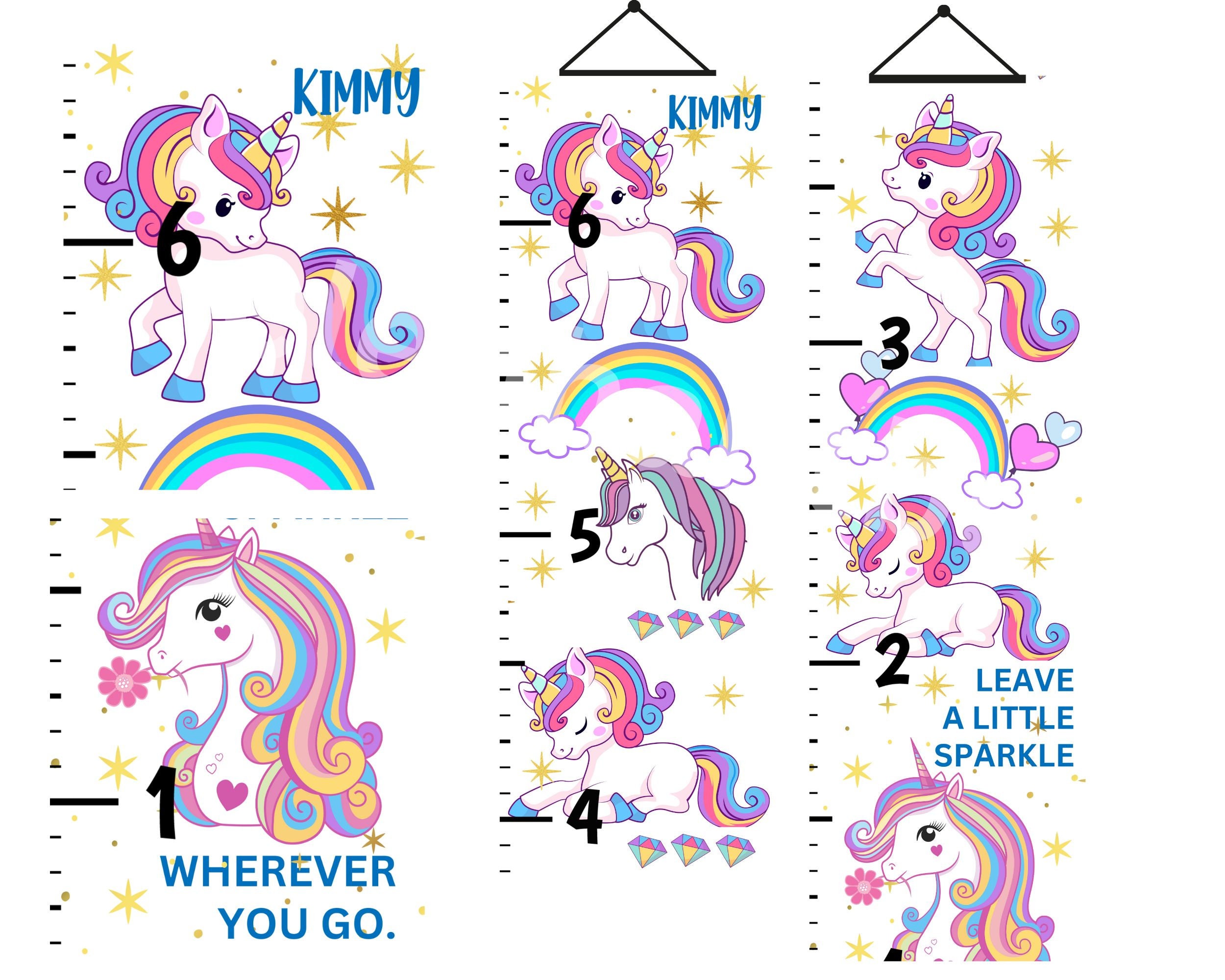 Kids Personalized Growth Chart Boys/girls Bedroom Decor - Etsy