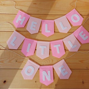 Personalized Felt Name Banner: Custom Nursery Garland