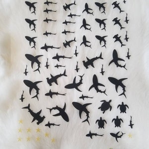 Personalized 3D sharks - Custom Resin sheets - Resin Art supplies - Resin mold sheets -Epoxy resin Art - 3D art - wedding gift - resin table